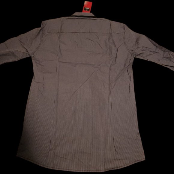 Mondo Men's Classic Gray Button-Up Shirt (M) - Picture 2 of 2